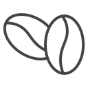 Coffee beans icon