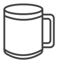 Coffee mug icon