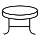 Coffee table icon