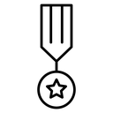 Coin decoration icon