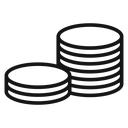 Coin stack icon