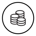Coins stack icon