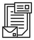 Collateral Black Outline icon