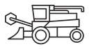Combine harvester icon