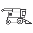 Combine harvester icon
