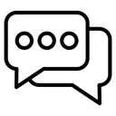 Comment Overlapping Bubbles icon