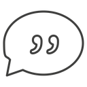 Comment quote icon