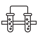 Communicating vessels icon