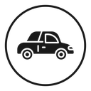 Compact car icon