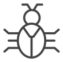 Computer bug icon