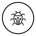 Computer bug icon