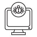 Computer bug icon
