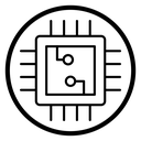 Computer microchip (2) icon