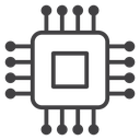 Computer microchip 2 icon