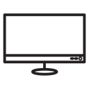 Computer monitor icon