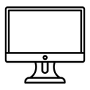 Computer Screen Pedestal Stand icon