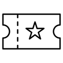 Concert tickets icon