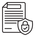 Confidentiality agreement icon