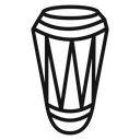 Conga drum icon