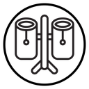 Conga drum icon