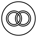 Connect Black Outline icon