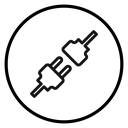 Connect plug icon