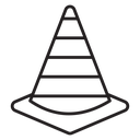 Construction cone icon