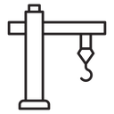 Construction crane icon