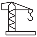 Construction crane icon