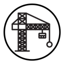 Construction crane icon