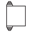 Construction film roll icon