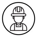 Construction worker icon