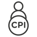 Consumer prices index icon