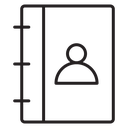 Contact book icon