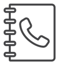 Contact book icon