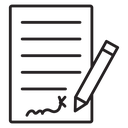 Contract icon