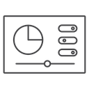 Control Panel Toggles Black Outline icon