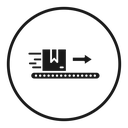Conveyor belt icon