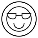 Cool Emoji icon