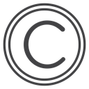 Copyright Double Ring icon