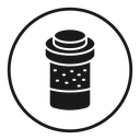 Cork wine icon