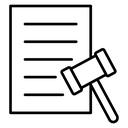 Corporative law icon