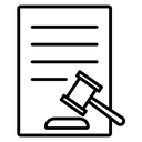 Corporative law icon
