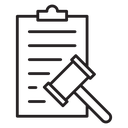Corporative law icon