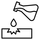 Corrosive substance icon