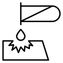 Corrosive substance icon