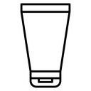 Cosmetic tube icon