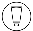 Cosmetic tube icon