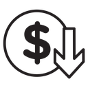 Cost reduction icon