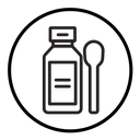 Cough syrup icon
